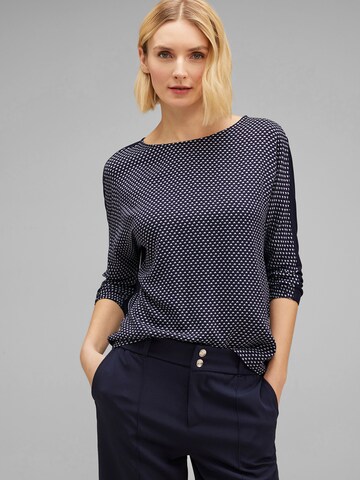 STREET ONE Shirt in Blau: predná strana