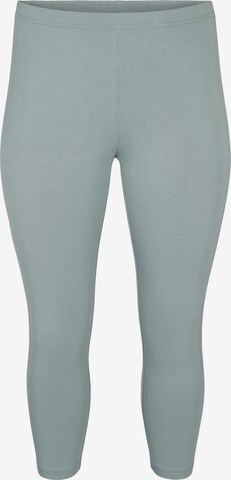 Zizzi Leggings in Groen: voorkant