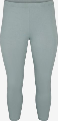 Skinny Leggings Zizzi en vert : devant