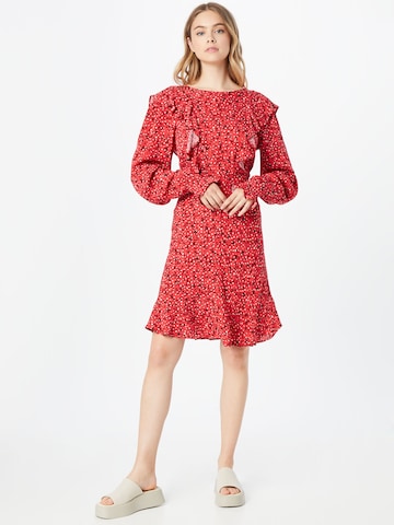 Robe-chemise SCOTCH & SODA en rouge : devant