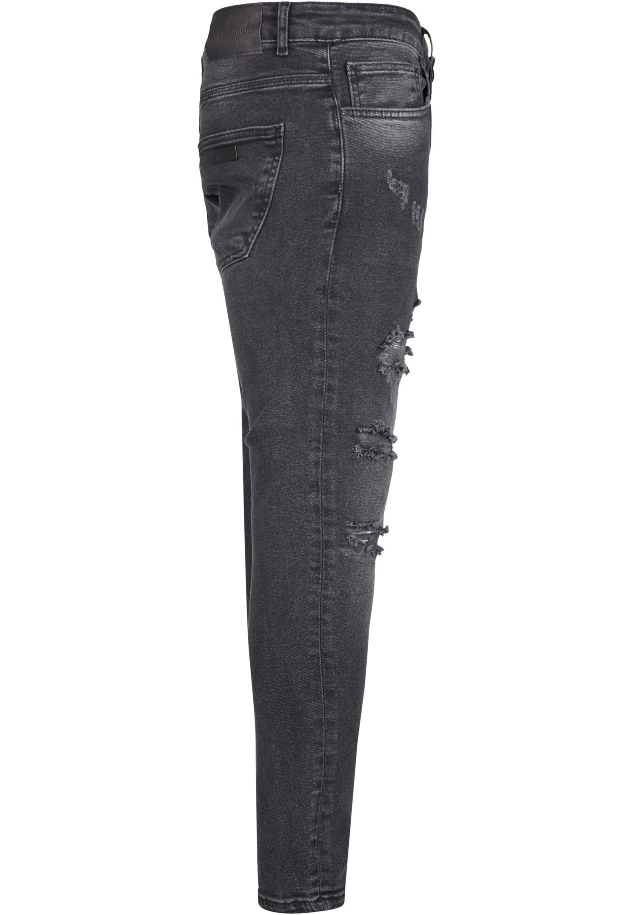2Y Premium Skinny Jeans in Zwart