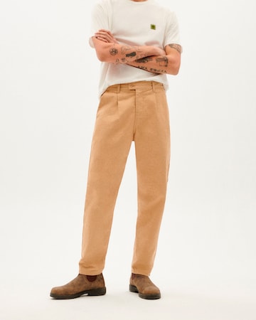 regular Pantaloni chino 'Wotan' di Thinking MU in marrone: frontale