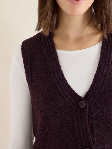 CECIL Kötött mellény - lila