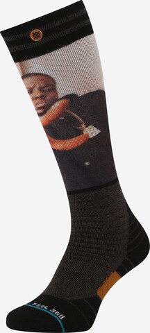 Stance Athletic Socks 'KING OF NY SNOW' in Black: front