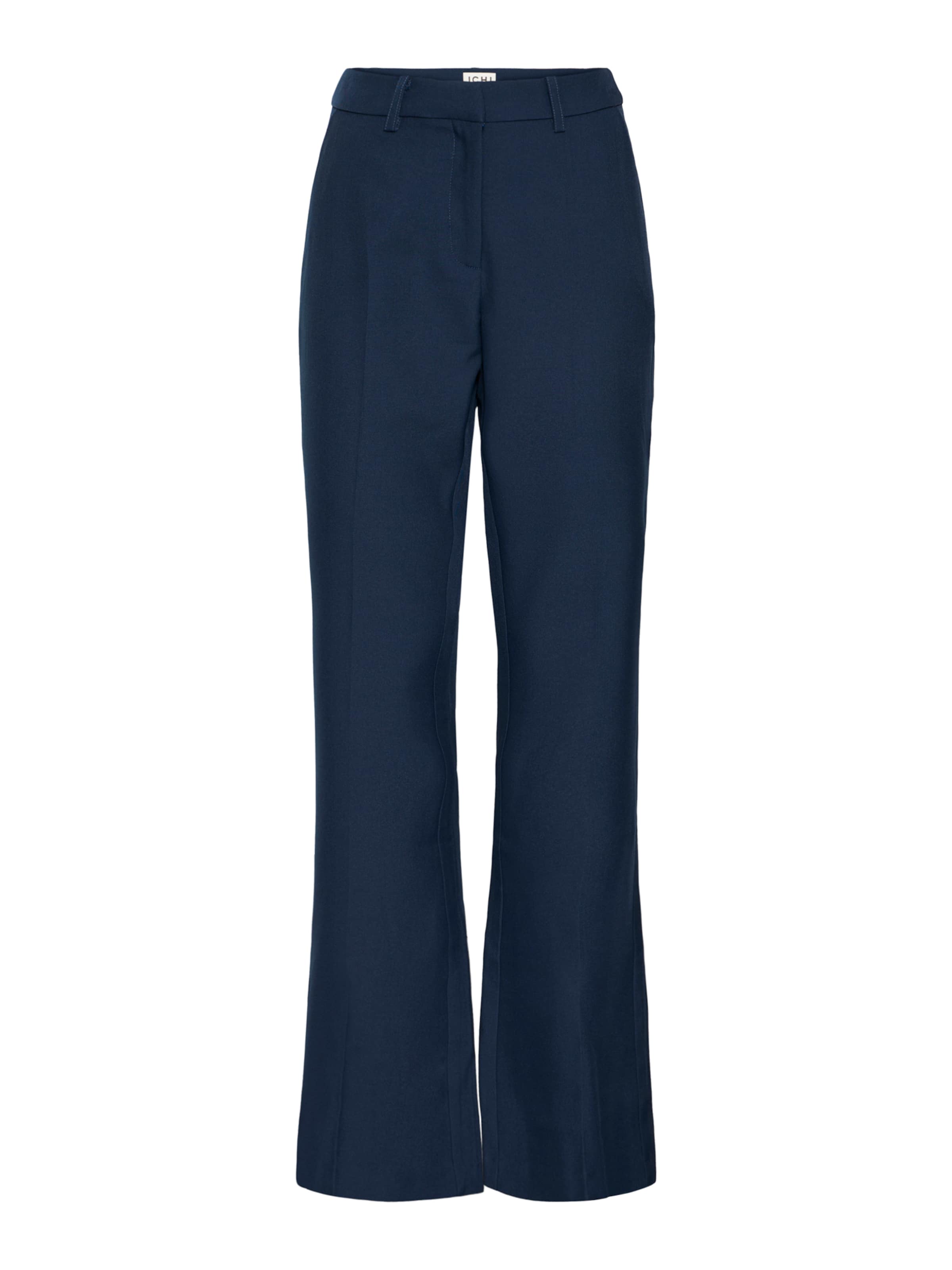 ICHI Разкроени Панталон 'IHFAVA' в синьо: отпред