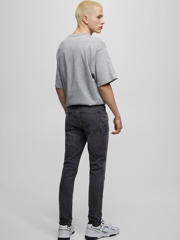 Pull&Bear Slimfit Jeans i grå