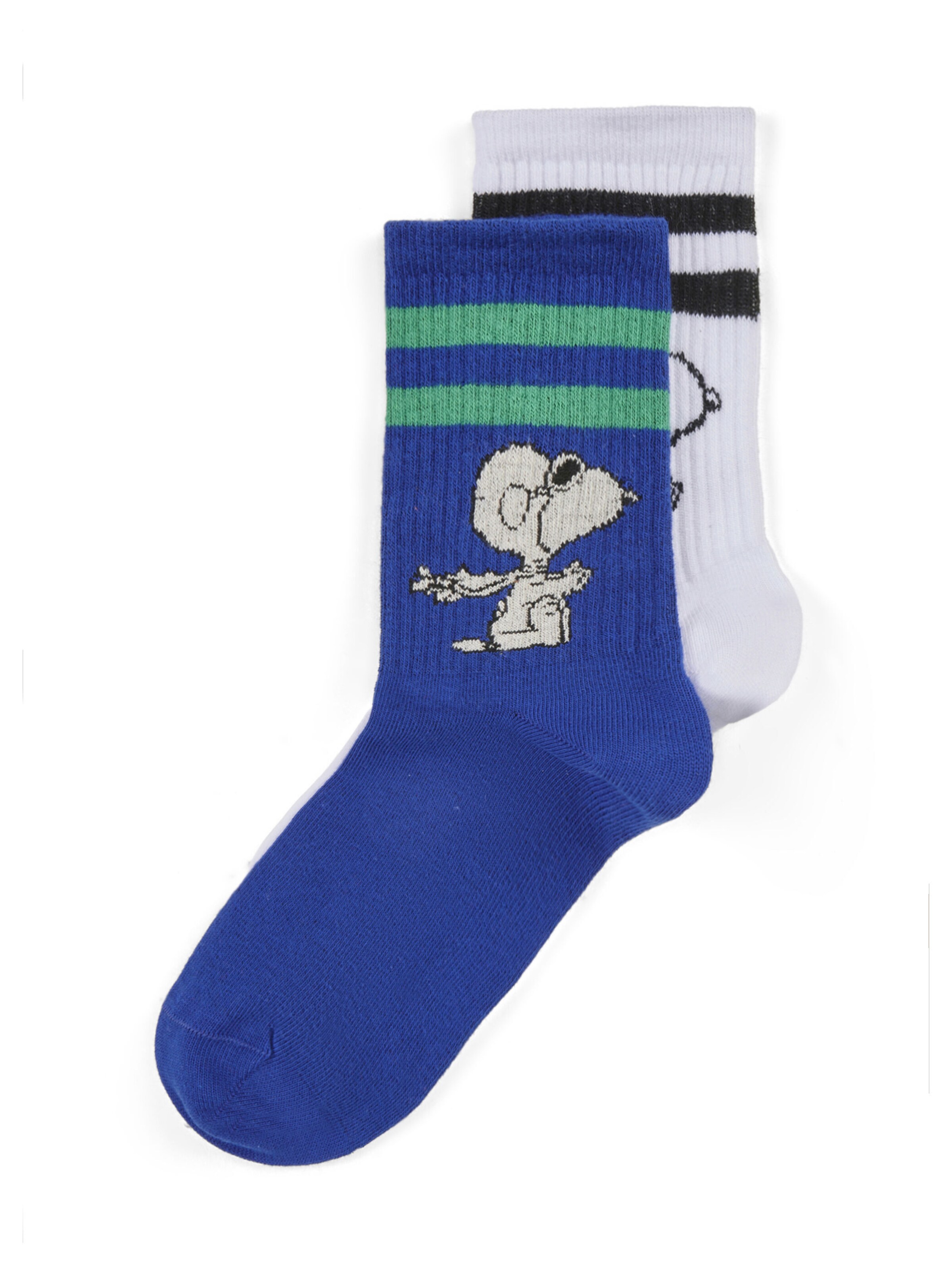 CODELLO Socken 'Peanuts' in blau / grün / schwarz / weiß, Produktansicht