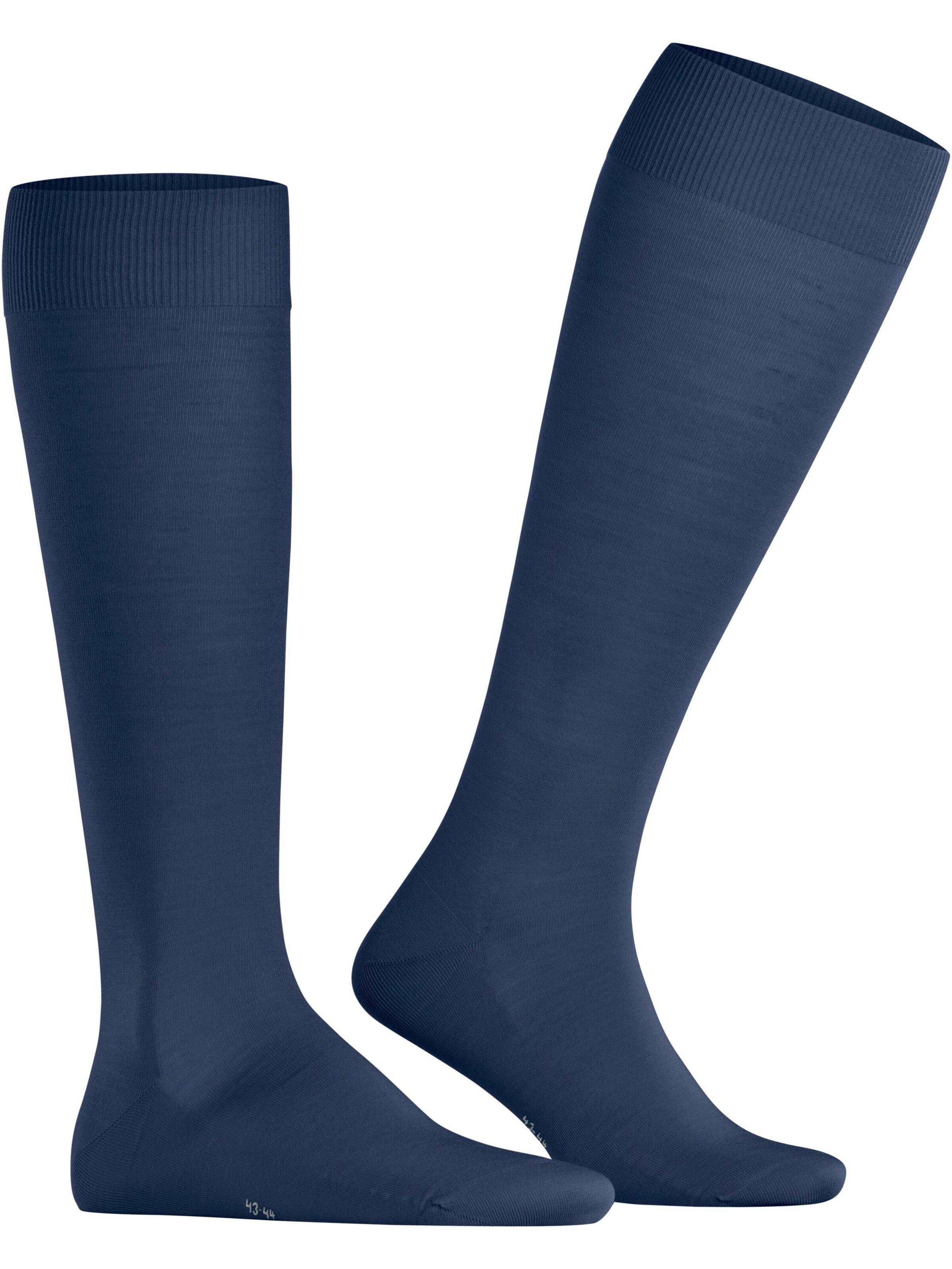 FALKE Knee High Socks 'ClimaWool' in Blue