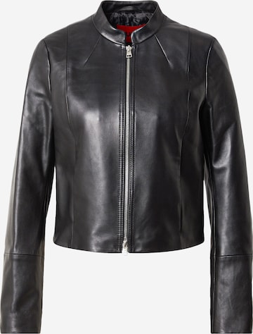 HUGOPrijelazna jakna 'Lasari' - crna boja: prednji dio