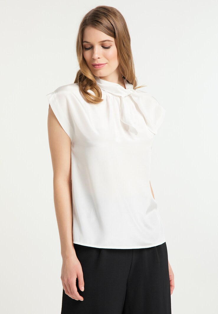 Blouses & Tunics usha BLACK LABEL Short-sleeved blouses White