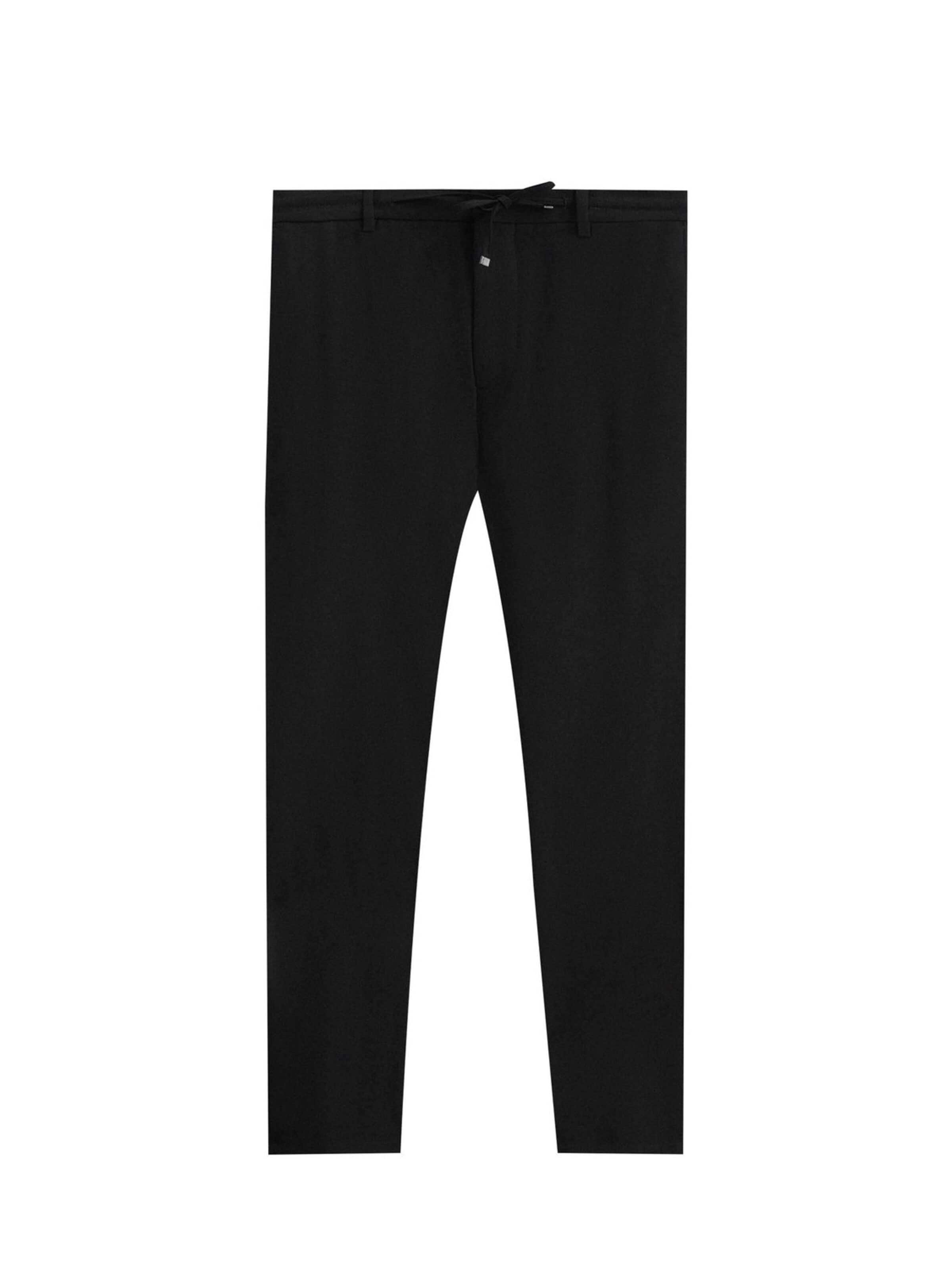 D’S Damat Broek in Zwart: voorkant
