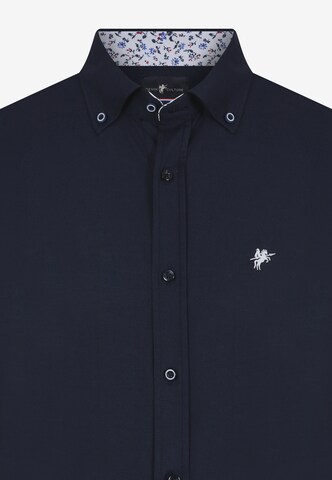 DENIM CULTURE Regular fit Button Up Shirt 'FYODOR' in Blue