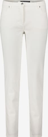 Betty Barclay Slimfit Perfect Body-Jeans mit Steppungen in Weiß: predná strana
