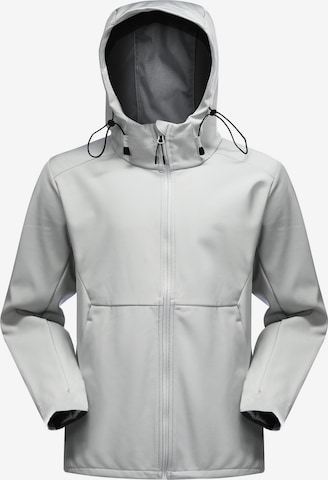 Youthup Outdoorjacke in Grau: Vorderseite