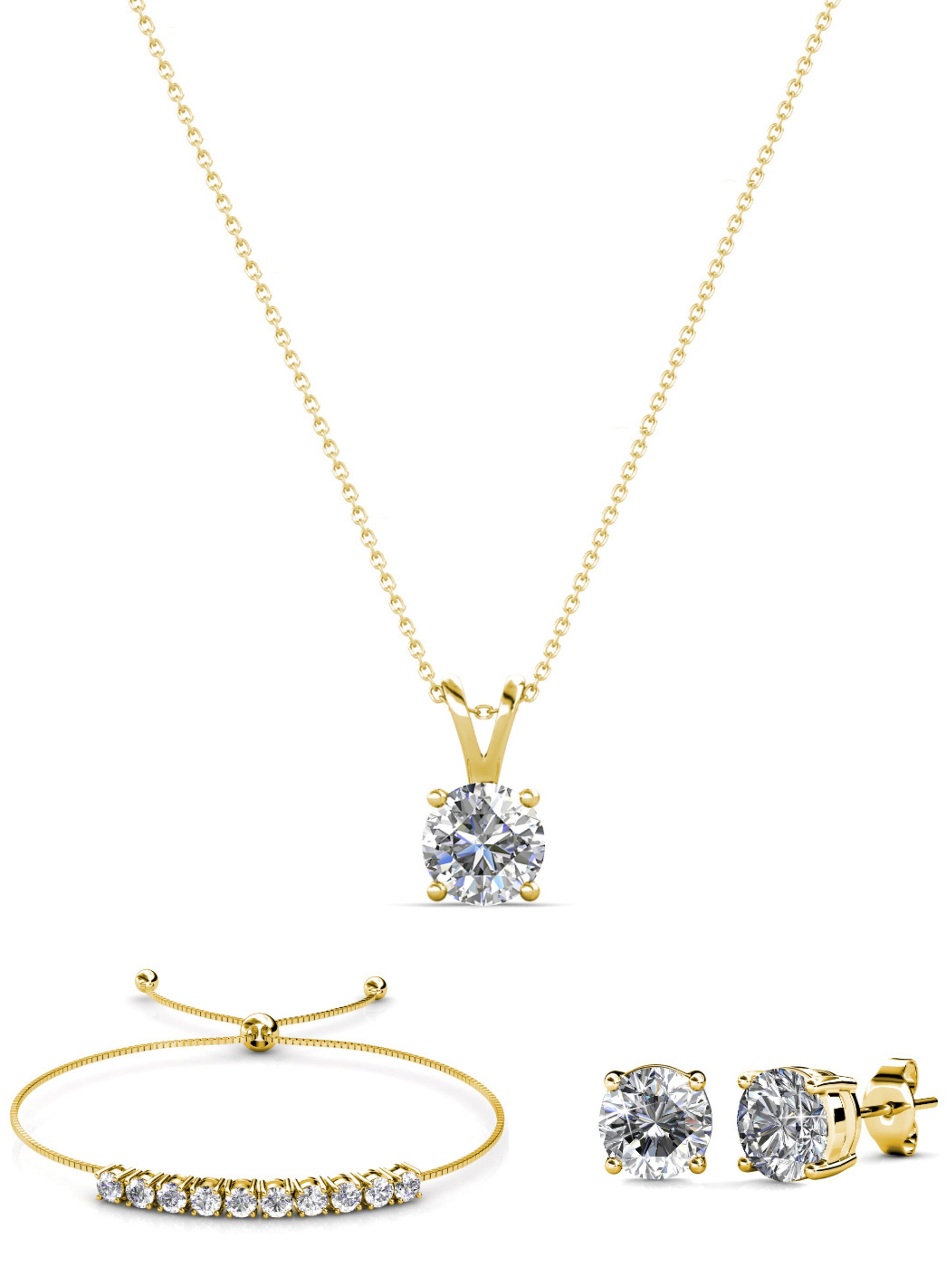 Ella Eisvogel Jewelry Set 'Mia' in Gold