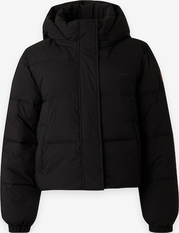 GUESS JEANS Jacke in Schwarz: Vorderseite
