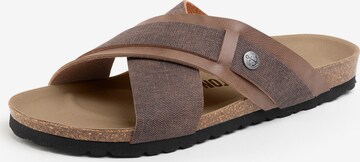 Bayton Mule 'Gianni' in Brown: front