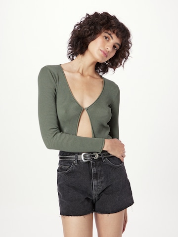 Cardigan 'Foxy' Cotton On en vert : devant