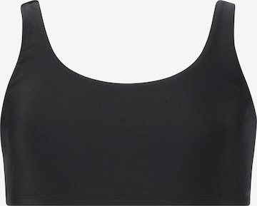 Cruz Bandeau Bikini in Black: front