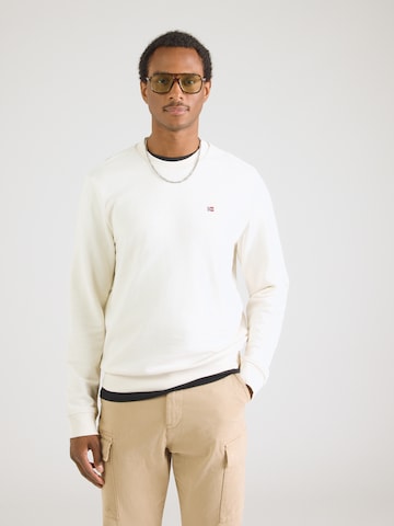 Sweat-shirt 'BALIS' NAPAPIJRI en blanc : devant