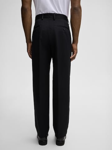 Loosefit Pantalon à plis 'Jarod' STRELLSON en noir