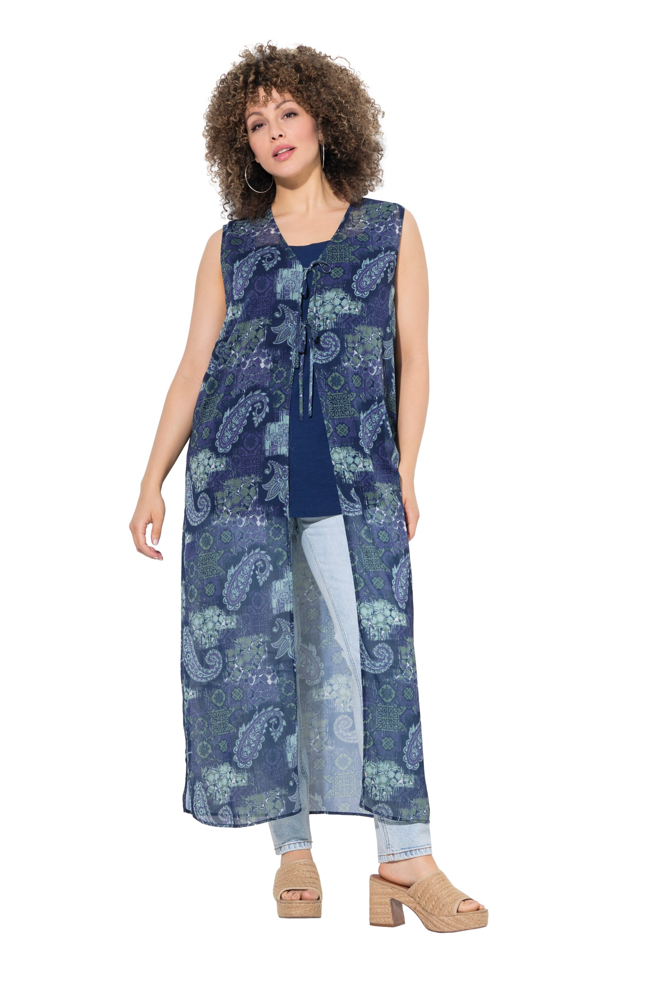 Ulla Popken Tunic in Blue: front