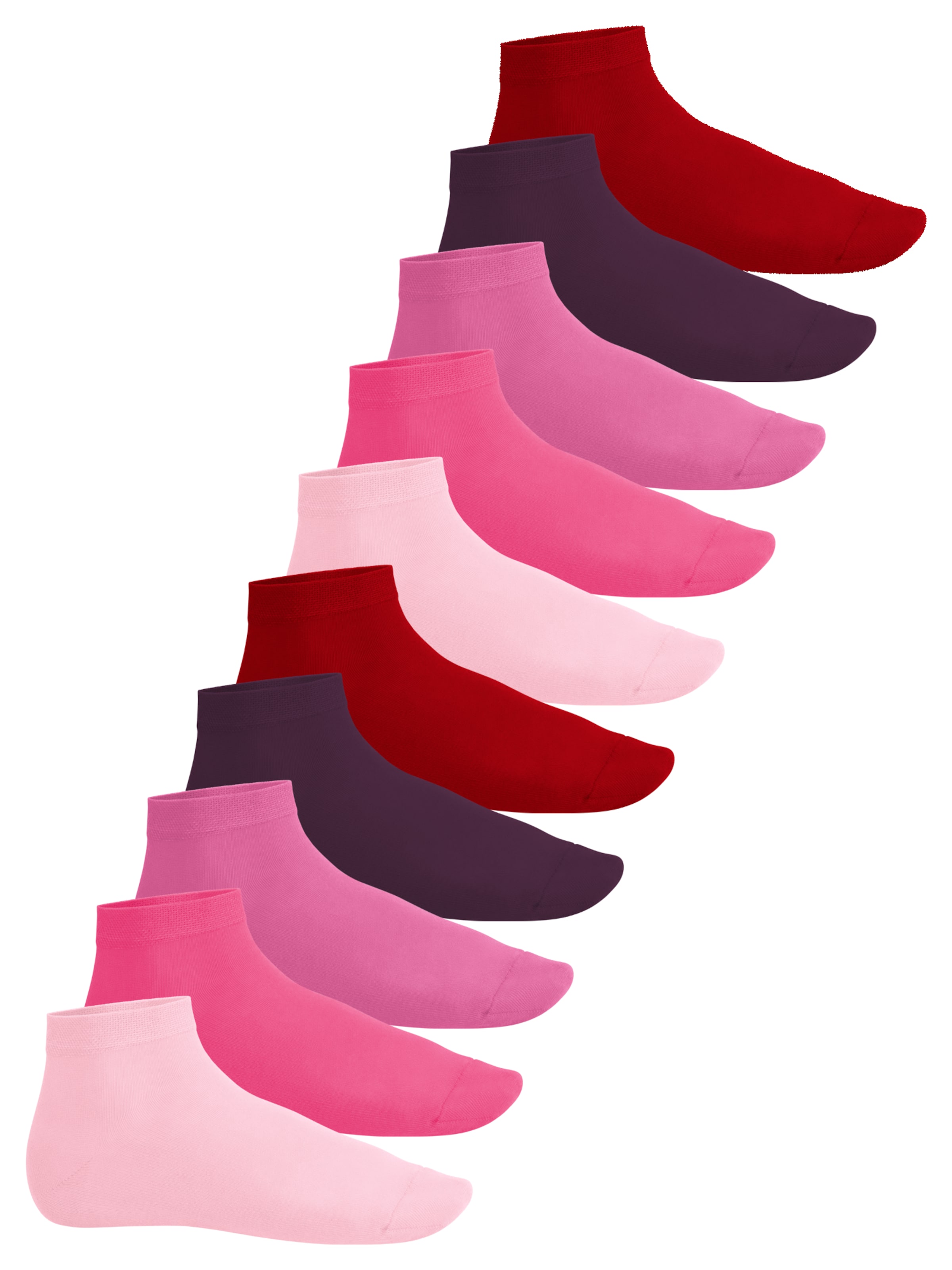 footstar Socken 'EVERYDAY!'‌‌‌ in Pink: Vorderseite