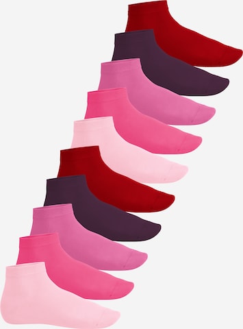 footstar Socken 'EVERYDAY!' in Pink: Vorderseite