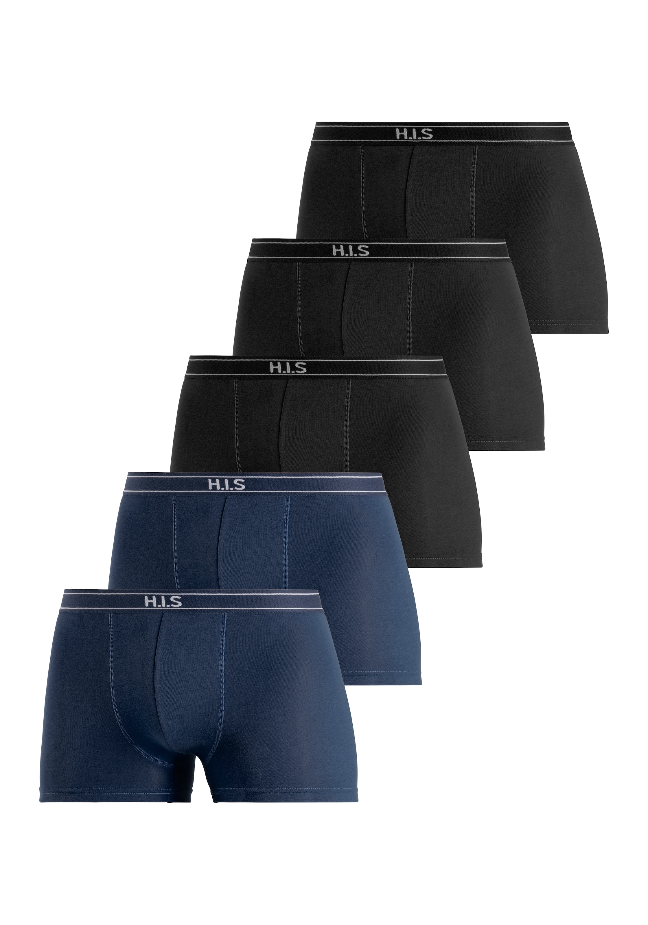 Boxers H.I.S en bleu : devant
