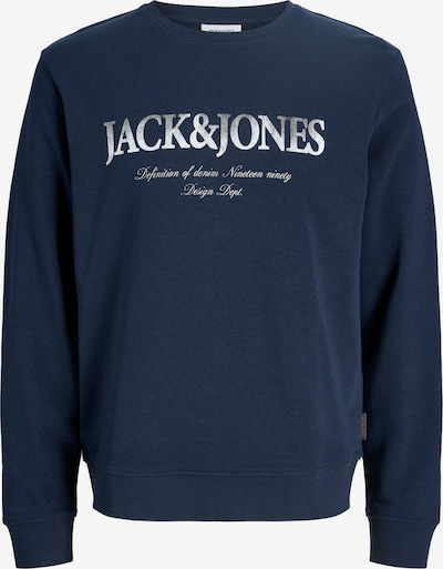 JACK & JONES Sweater majica 'JJDevin Daytona' u mornarsko plava / bijela, Pregled proizvoda