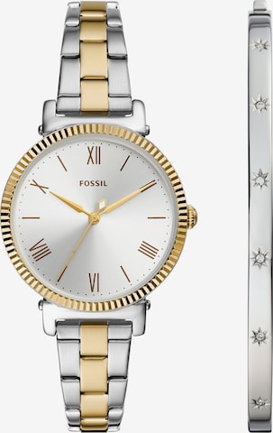 FOSSIL Analog klocka i silver