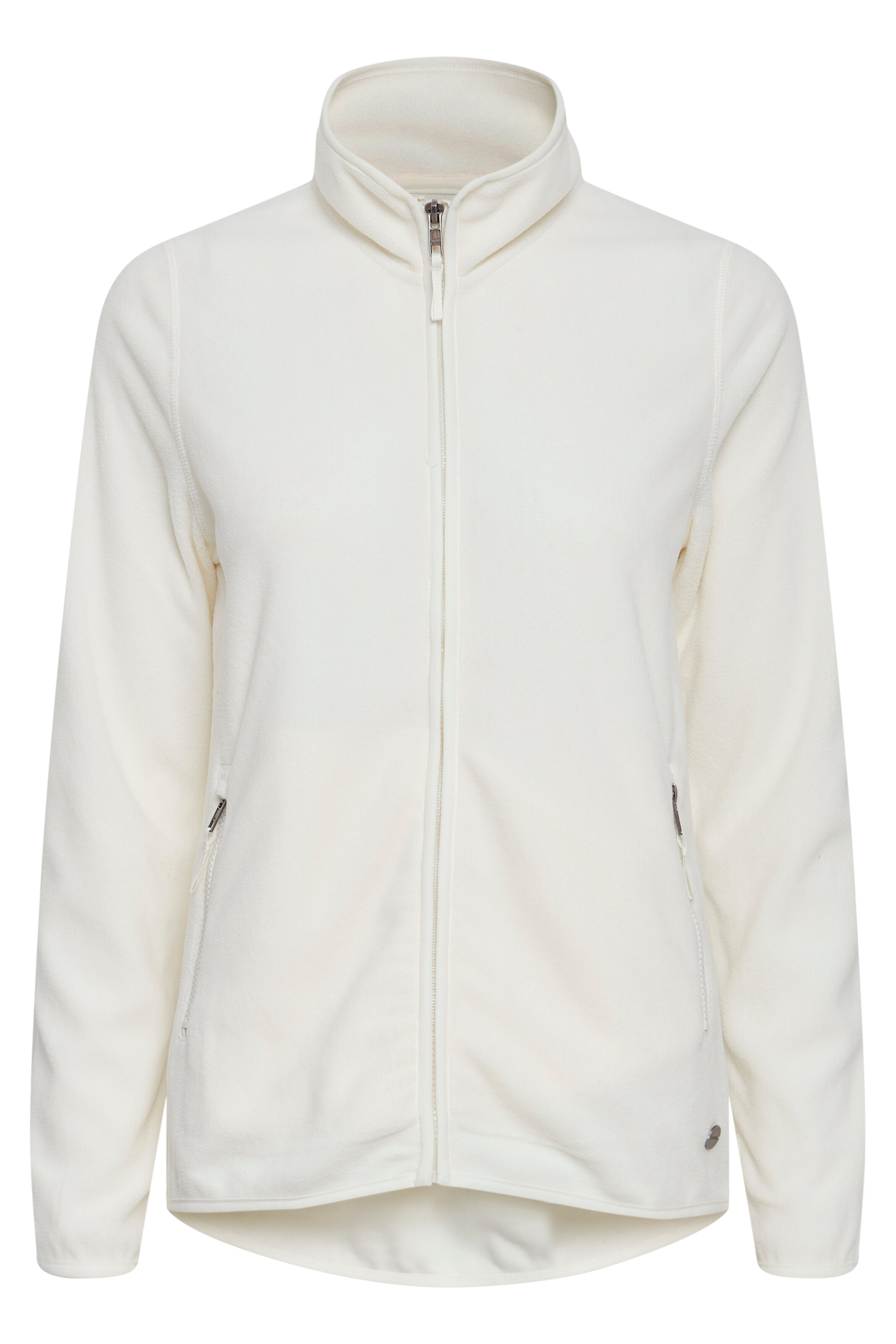 Veste en polaire 'Rikka' Oxmo en gris : devant