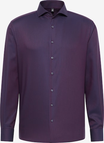 ETERNA Regular fit Button Up Shirt in Purple: front