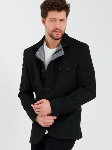 Coupe regular Veste de costume Ron Tomson en noir