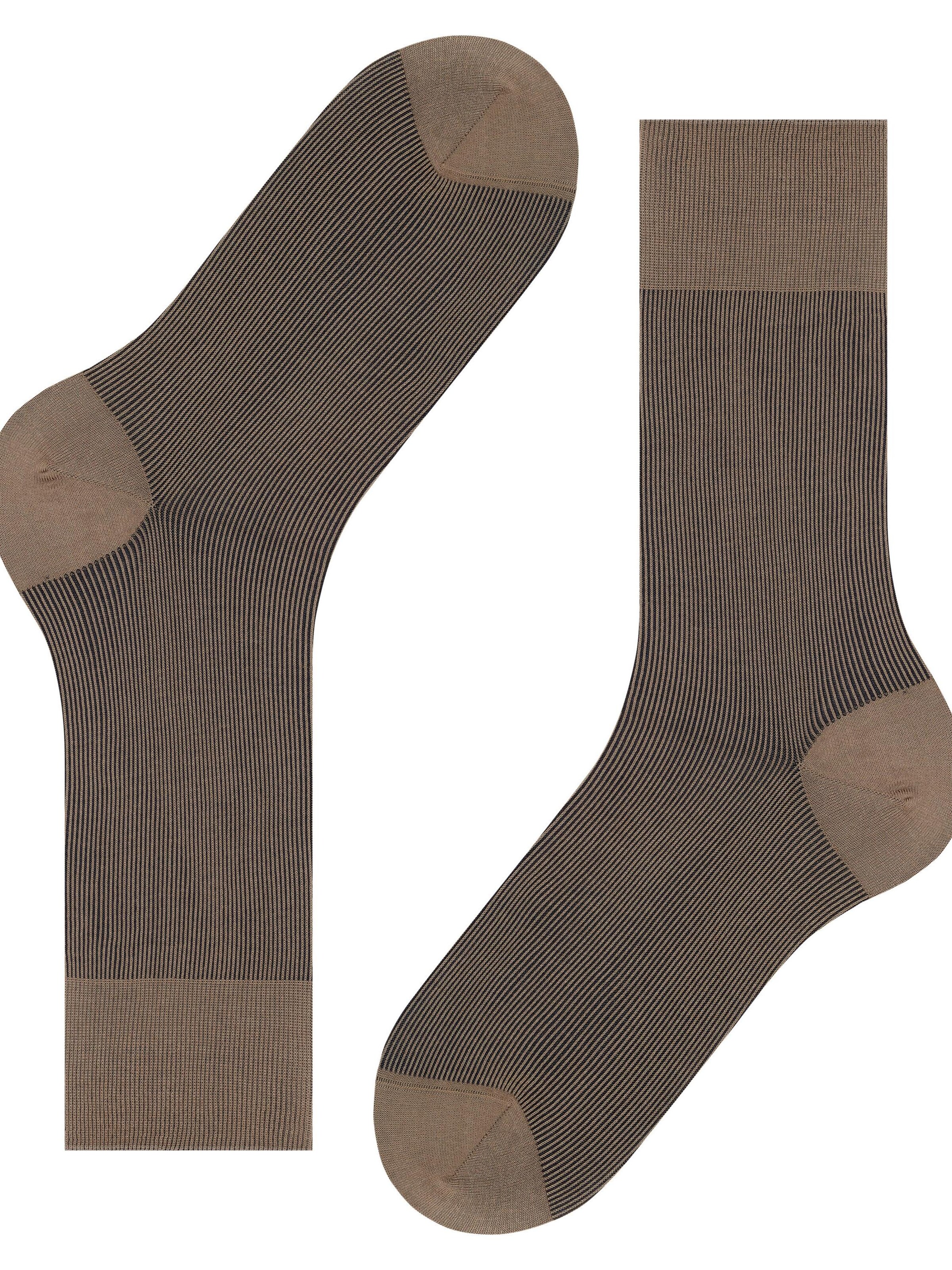 FALKE Socks 'Fine Shadow' in Silver