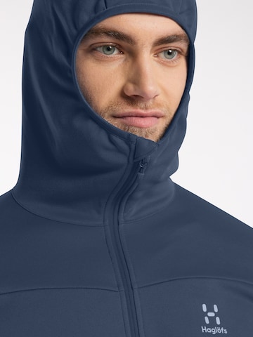 Haglöfs Athletic Fleece Jacket 'Frost Mid' in Blue