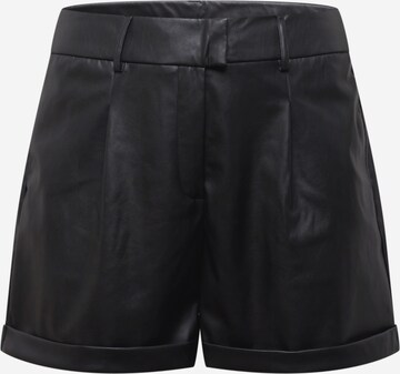ONLY Curve regular Παντελόνι πλισέ 'Emy' σε μαύρο: μπροστά