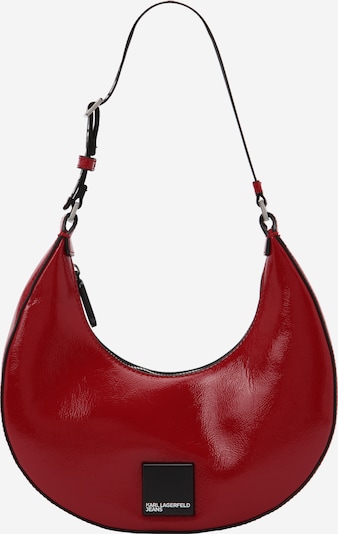 Rankinė ant peties 'GLOSSY' iš KARL LAGERFELD JEANS, spalva – raudona, Prekių apžvalga