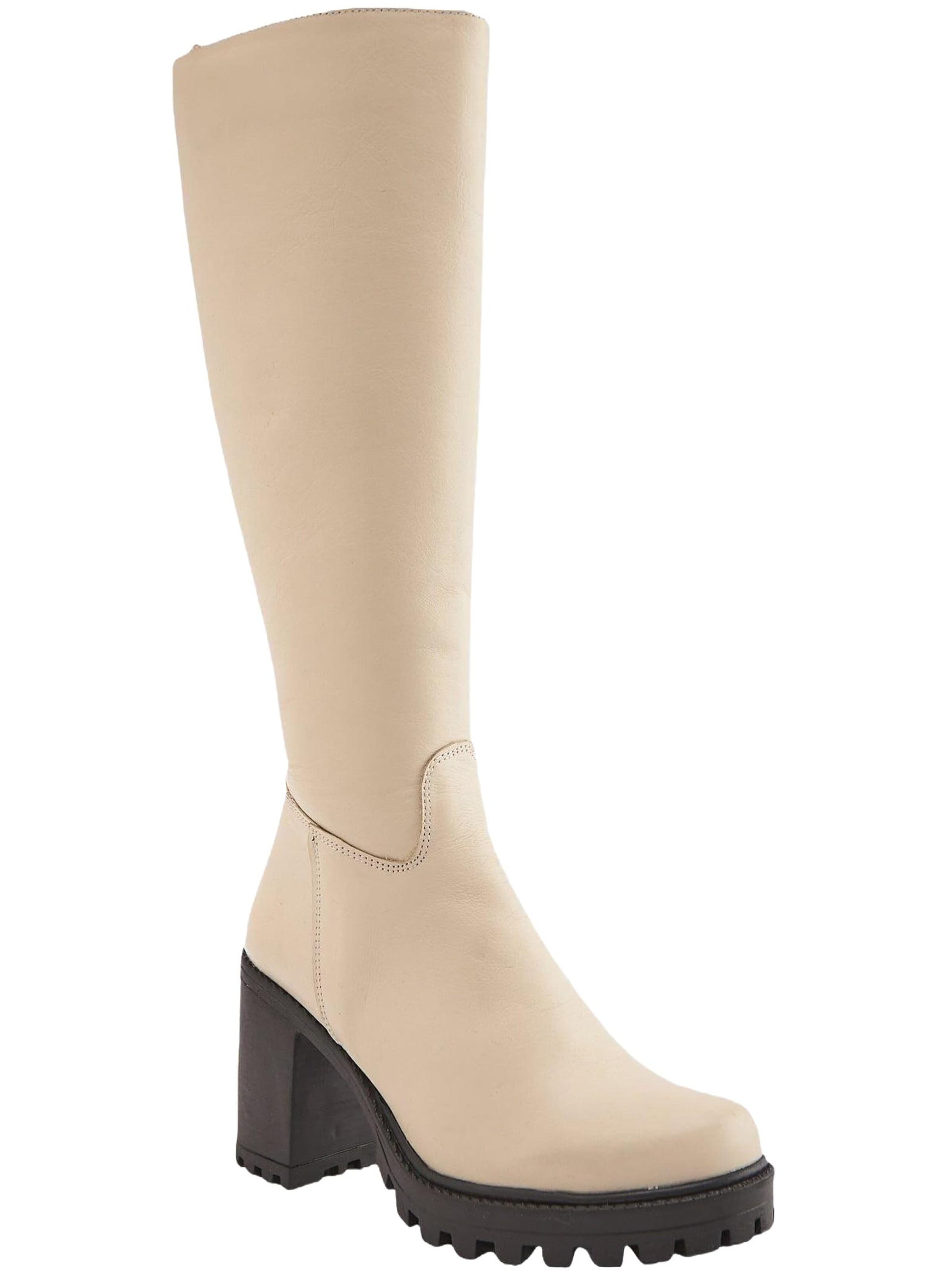 Limoya - Botas 'Ella' en beige: frente