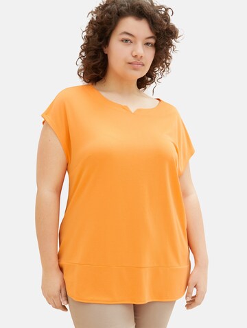 Maglietta di Tom Tailor Women + in arancione