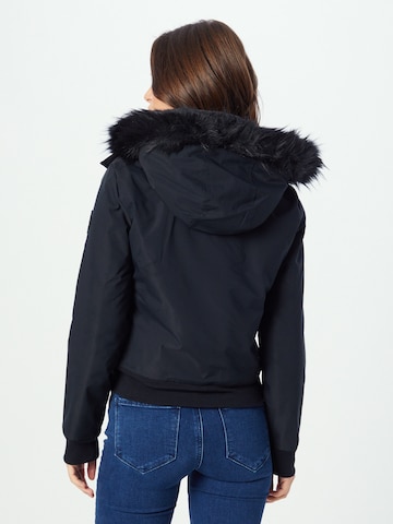 HOLLISTER Winter Jacket in Black