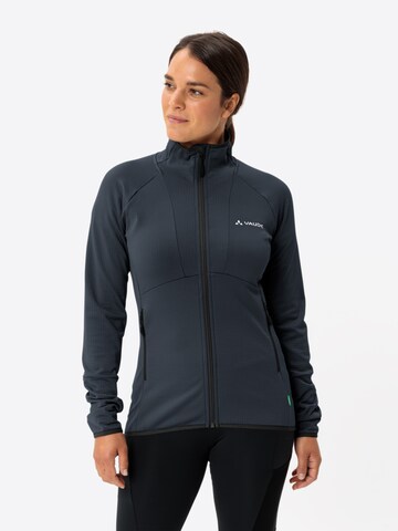 VAUDE Functionele fleece jas 'Monviso' in Zwart: voorkant