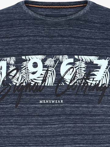 Signal Shirt 'Gert' in Blauw