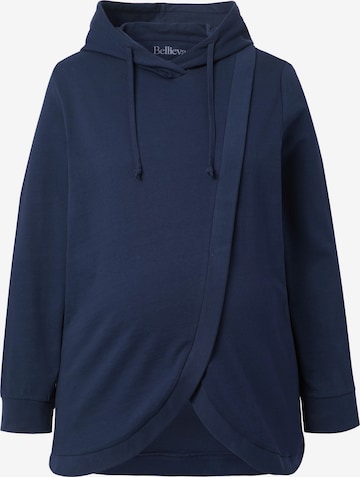 Ulla Popken Sweatshirt in Blau: Vorderseite