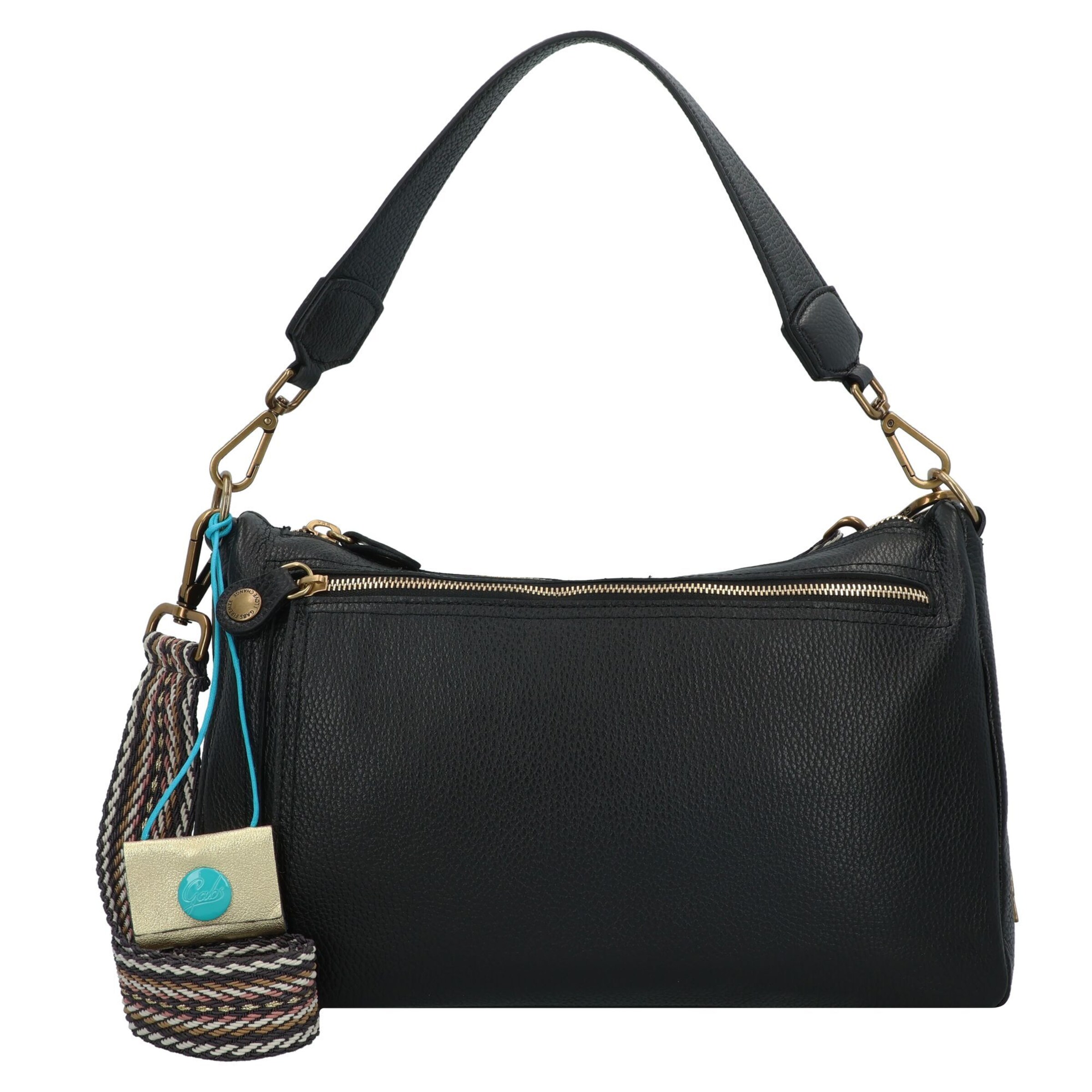 Gabs Schultertasche in Schwarz: Vorderseite