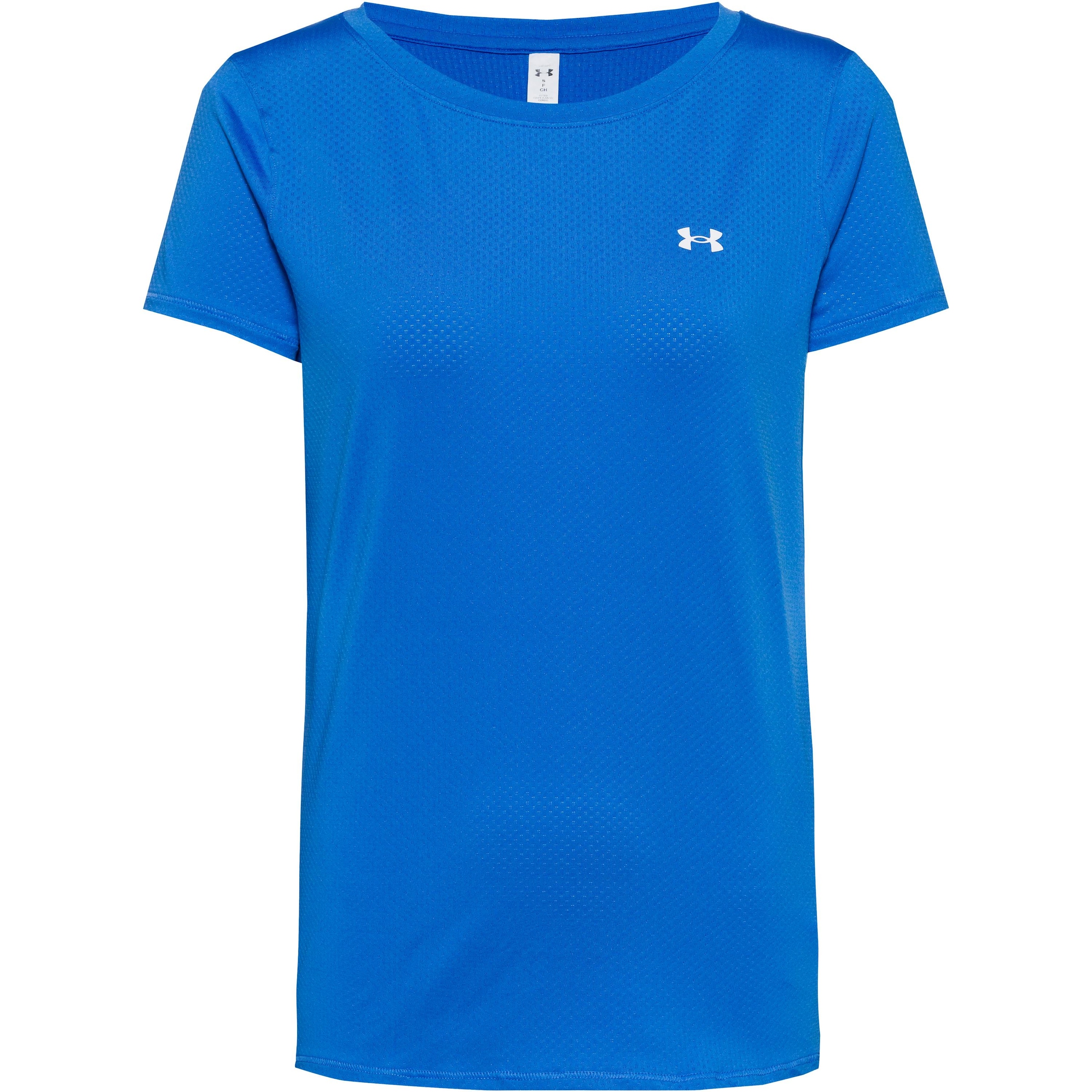 UNDER ARMOUR Functioneel shirt 'Tech Mesh' in Blauw: voorkant
