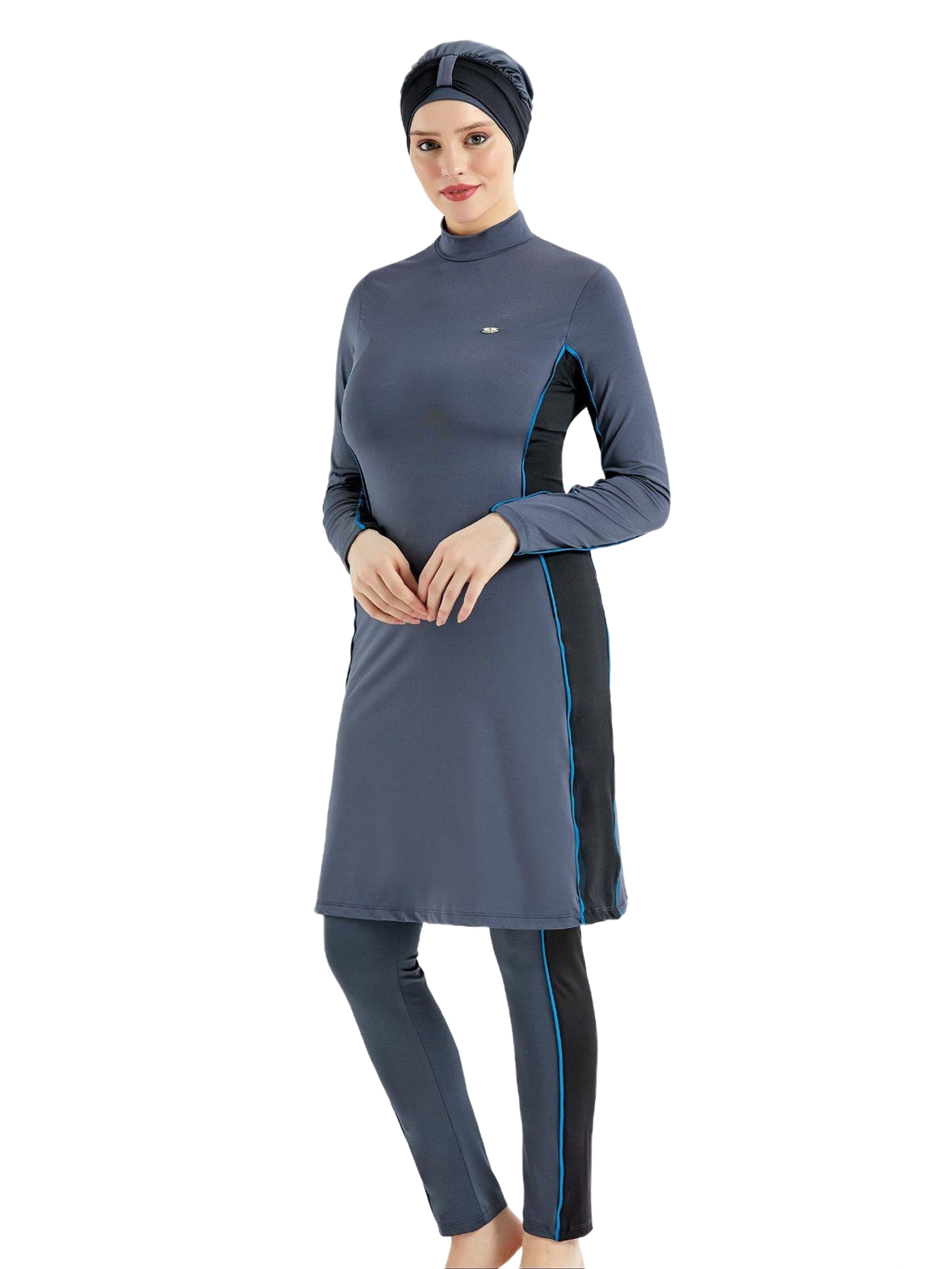 C&City Badpakjurk in Blauw: voorkant