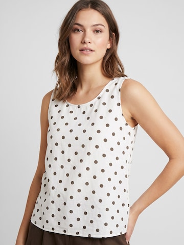 Sublevel Blouse in Wit: voorkant