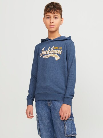 Jack & Jones Junior Sweatshirt in Blauw: voorkant