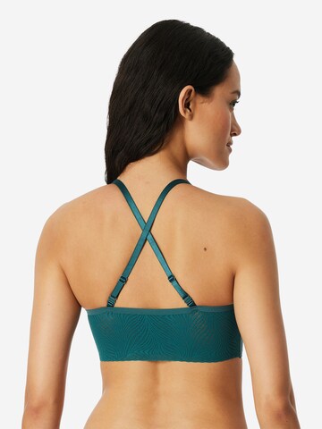SCHIESSER Bustier BH 'Invisible Soft Lace' in Grün
